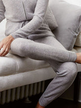 Load image into Gallery viewer, Comfortable Casual Hooded Zip-up Cardigan and Elasticized Trousers Set In Solid Color