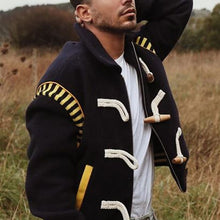 Load image into Gallery viewer, Spring And Autumn Horn Library Zipper Men's Coat