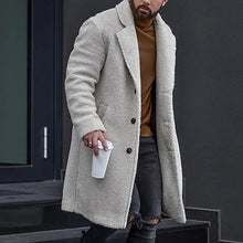 Load image into Gallery viewer, Men's Fashion Flip Collar Solid Color Winter Coats