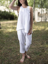 Load image into Gallery viewer, Women's Linen Casual Sleeveless Suit