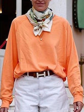 Load image into Gallery viewer, Autumn Round Neck Long Sleeve Comfortable Top