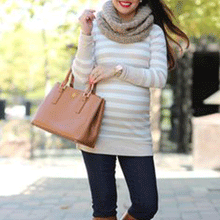 Load image into Gallery viewer, Striped Fashion And Comfortable Maternity Top