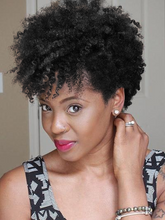 Load image into Gallery viewer, Brown Curly Hair Fashion Wig
