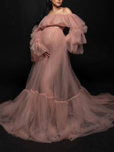 Load image into Gallery viewer, Fashion Strapless Long Veil Skirt for Pregnant Women