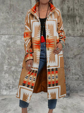 Load image into Gallery viewer, Women's Autumn and Winter Color Matching Printed Padded Coat