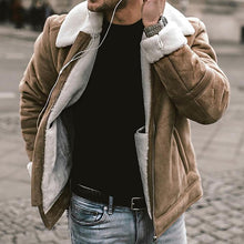 Load image into Gallery viewer, Loose Plush Lapel Men's Coats