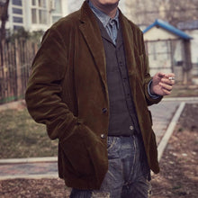 Load image into Gallery viewer, Fashionable Men's Retro Corduroy Suit