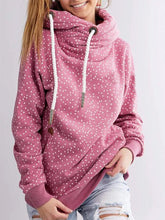 Load image into Gallery viewer, Hooded Casual Polka Dot Print Women's Tops