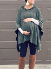 Load image into Gallery viewer, Knitted Hooded Top For Pregnant Women