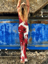 Load image into Gallery viewer, Fashion Printed Slim Sling Women's Dress