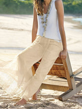 Load image into Gallery viewer, Beach Vacation Sleeveless Leisure Suit