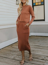 Load image into Gallery viewer, Casual Over-The-Knee Skirt Women's Suits