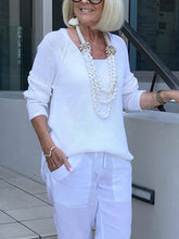 Load image into Gallery viewer, Knitted Long Sleeve Sweater Women's Suits