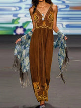 Load image into Gallery viewer, Sleeveless Catwalk Embroidery Simple Women's Dress