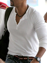Load image into Gallery viewer, V-neck Mid-sleeve Casual Shirt