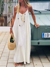 Load image into Gallery viewer, Ladies Simple Suspender Dress
