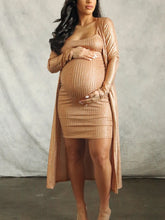 Load image into Gallery viewer, Maternity Metallic Fashion Comfortable Dress Suit