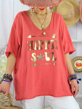 Load image into Gallery viewer, Fashion Casual Letter Printing Women's Top
