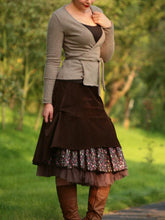 Load image into Gallery viewer, Floral Skirt With Long Sleeves Women's Suits