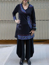 Load image into Gallery viewer, Ethnic Style Long Sleeve Printing Women's Suits