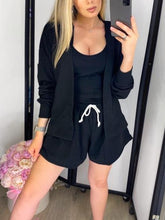 Load image into Gallery viewer, Women's Solid Color Casual Three-Piece Suit