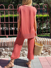 Load image into Gallery viewer, Knitted Loose Sleeveless Buttons Women's Suits