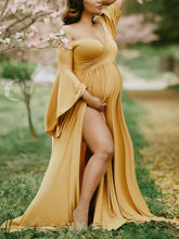 Load image into Gallery viewer, Flared Sleeve Loose Maternity Dresses