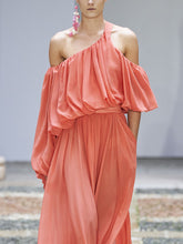 Load image into Gallery viewer, Fashion Pleated Drape Dress