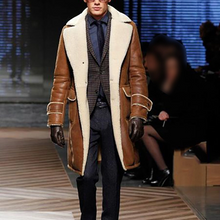 Load image into Gallery viewer, Men's Fashion Lapel Velvet Splicing Coat