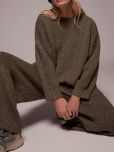 Load image into Gallery viewer, Fashion Comfy Round Neck Loose Sweater And Pants Suit