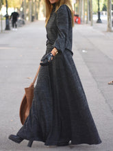Load image into Gallery viewer, High Neck Top and Long Skirt Knit Suit