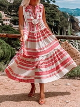 Load image into Gallery viewer, Sleeveless Fashion Printed Holiday Dress