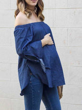 Load image into Gallery viewer, Maternity Comfortable Long Sleeved Off-shoulder Blouse