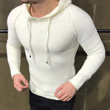 Load image into Gallery viewer, Knitted Hooded Casual Men's Hoodies