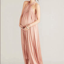 Load image into Gallery viewer, Simple Fashion Sling Photo Shoot Dress Maternity Dress