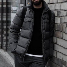 Load image into Gallery viewer, Fashion Solid Color Stand-up Collar Padded Jacket