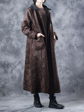 Load image into Gallery viewer, Fur Collar Double Breasted Women's Coats