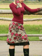 Load image into Gallery viewer, Casual Printed Skirt With Long Sleeves Women's Suits
