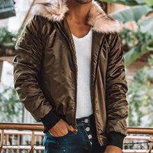 Load image into Gallery viewer, Fur Collar Warm Fashion Jacket