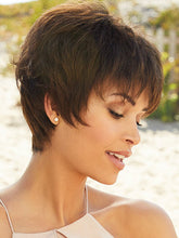Load image into Gallery viewer, Brown Natural Chemical Fiber Wig