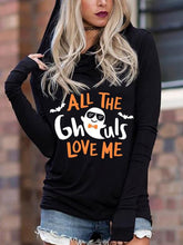 Load image into Gallery viewer, Women's Halloween Style Printed Hooded Top