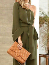 Load image into Gallery viewer, Half Off Shoulder Fashion Jumpsuit