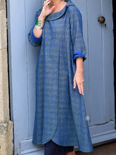 Load image into Gallery viewer, Fashion Plaid Long Dress