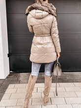 Load image into Gallery viewer, Autumn and Winter Fashion Fur Collar Warm Ladies Down