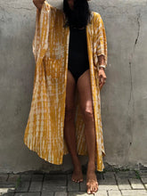 Load image into Gallery viewer, Sunscreen Casual Hooded Tie-dye Cardigan