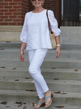 Load image into Gallery viewer, Crew Neck Loopholes Sleeves Women's Suits