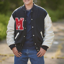 Load image into Gallery viewer, Casual Letter Printing Men's Baseball Uniform Coat