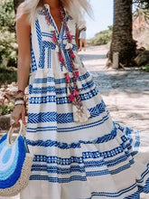 Load image into Gallery viewer, Sleeveless Fashion Printed Holiday Dress