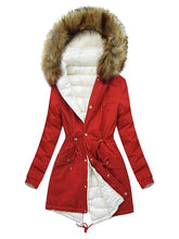 Load image into Gallery viewer, Buttoned Waist Design Women's Coats