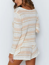 Load image into Gallery viewer, Striped Knitted Casual Simple Women's Suit
